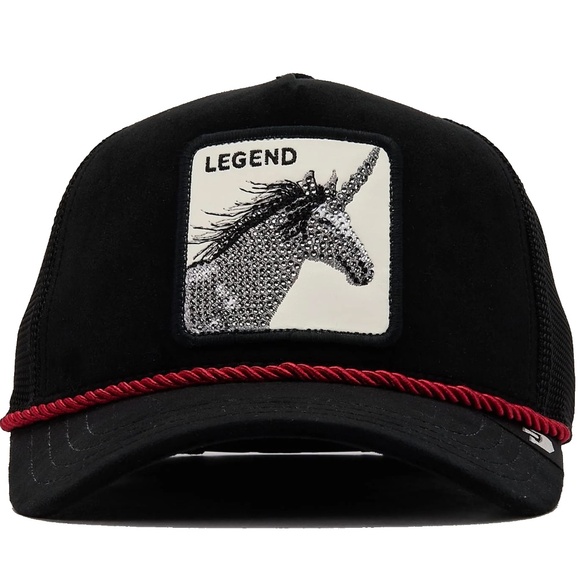 Goorin Bros Hat Cap Snap Back Mesh Trucker Patch Unicorn Legend